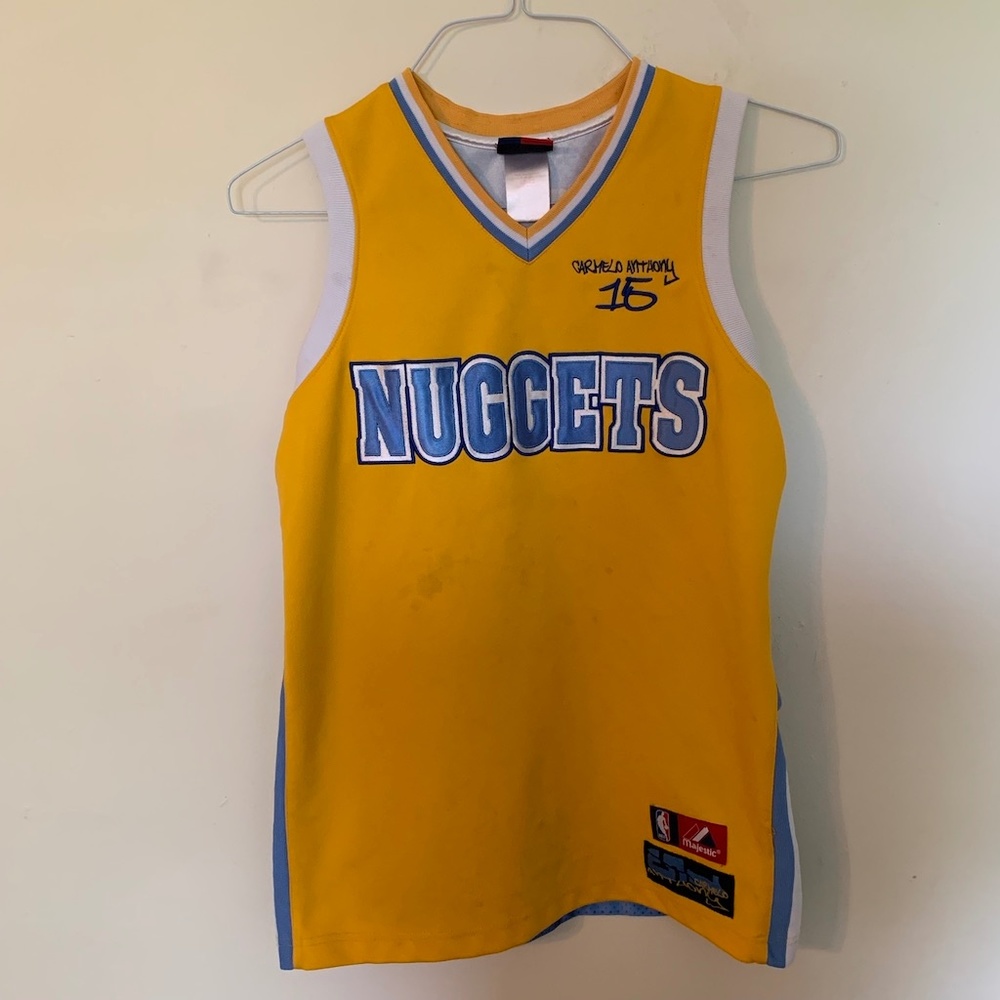 UNISEX NBA MAJESTIC DENVER NUGGETS CARMELO ANTHONY